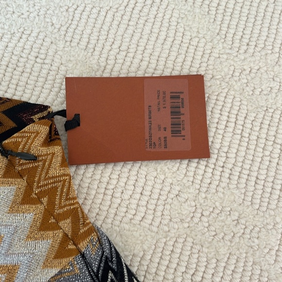 MISSONI Ruched Mini Dress in Multi Brown Shades - Picture 11 of 15